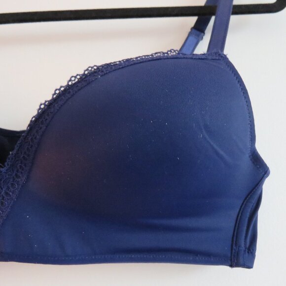 WACOAL Smooth T Sensula Bra in Navy Blue Minimal - Size 36A - Picture 3 of 13
